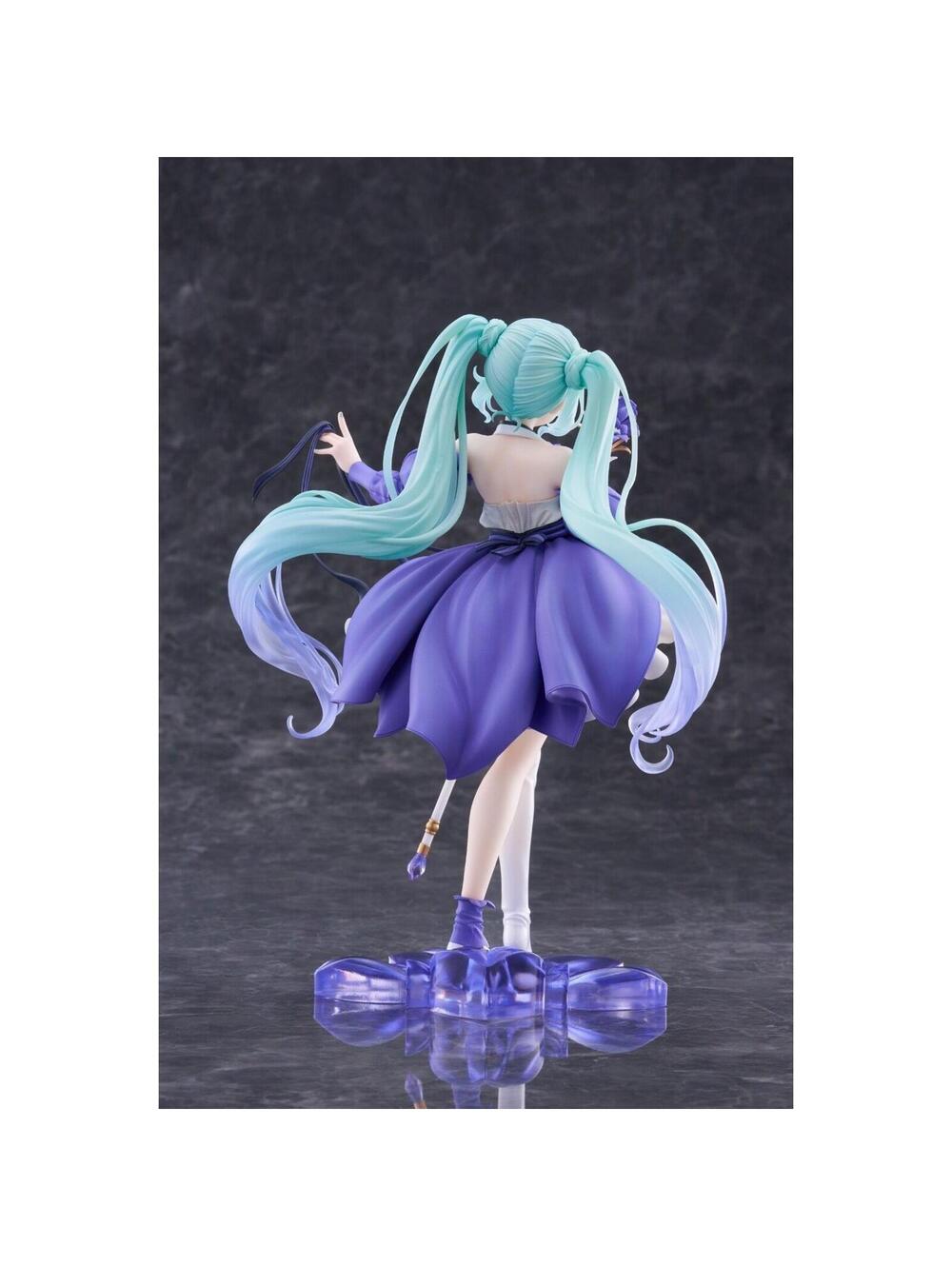 Taito Hatsune Miku Birthday 2021 Pretty Rabbit 1/7 Scale Figure New Purple Teal - Picture 7 of 12
